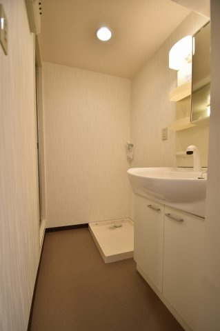 第一玉造マンションの洗面所