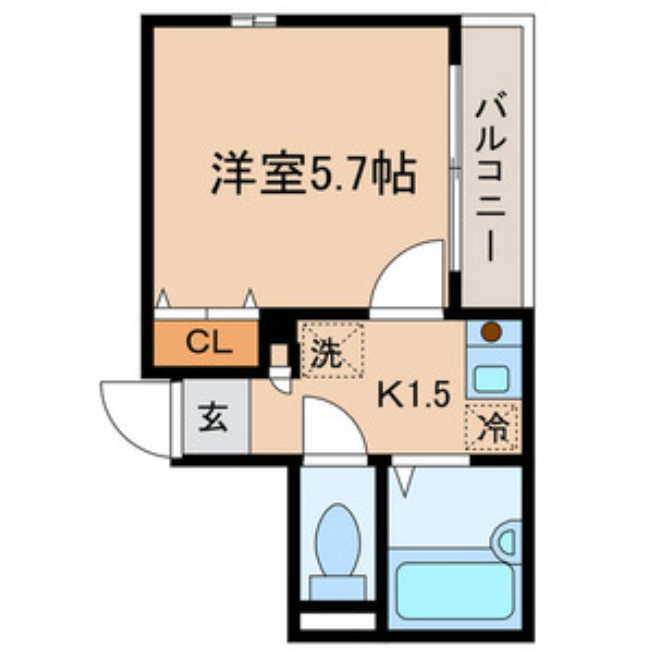 chateletの間取り