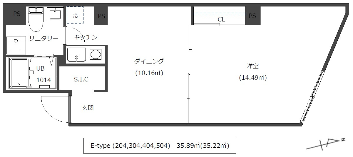 ウィズ高島平の間取り