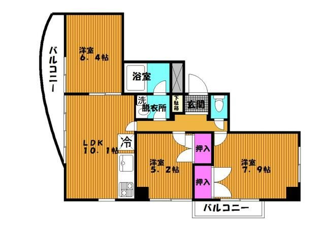 【間取り】 |  ルミエール高橋