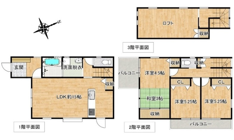 西区南観音６丁目の間取り