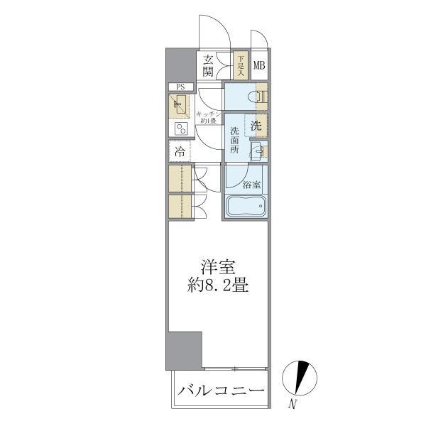ＣＯＣＯ－ＣＨＩＬＬ　ＫＡＭＥＡＲＩの間取り