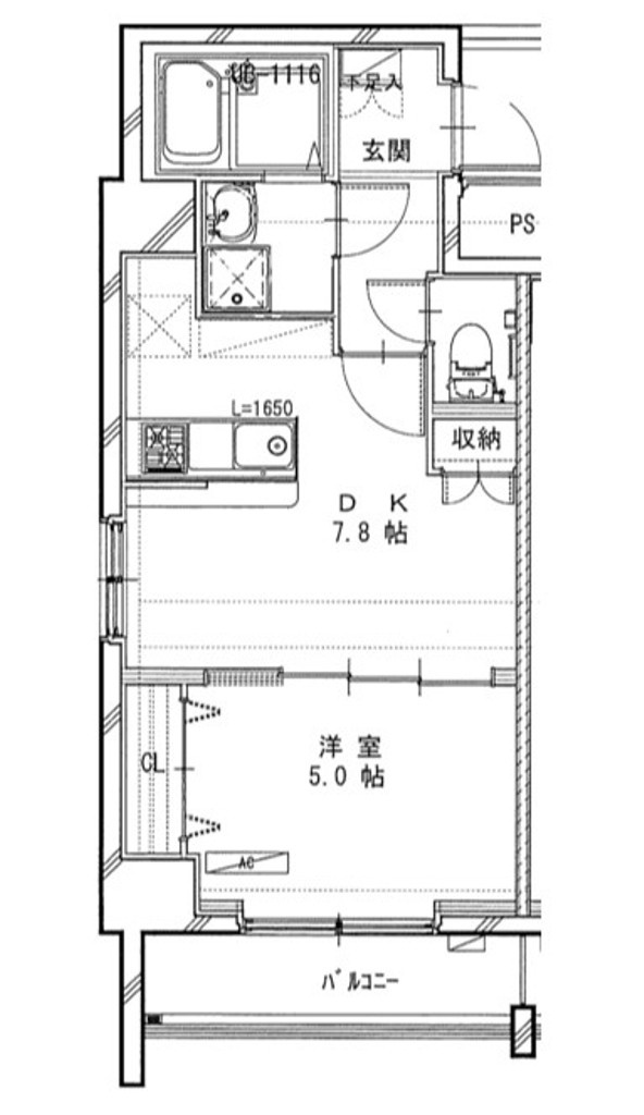 クレストコート八王子の間取り
