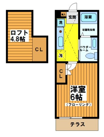 【間取り】 | ESPACEーT桜上水