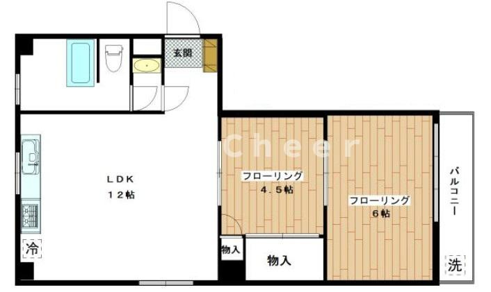 ヴィラ江古田の間取り