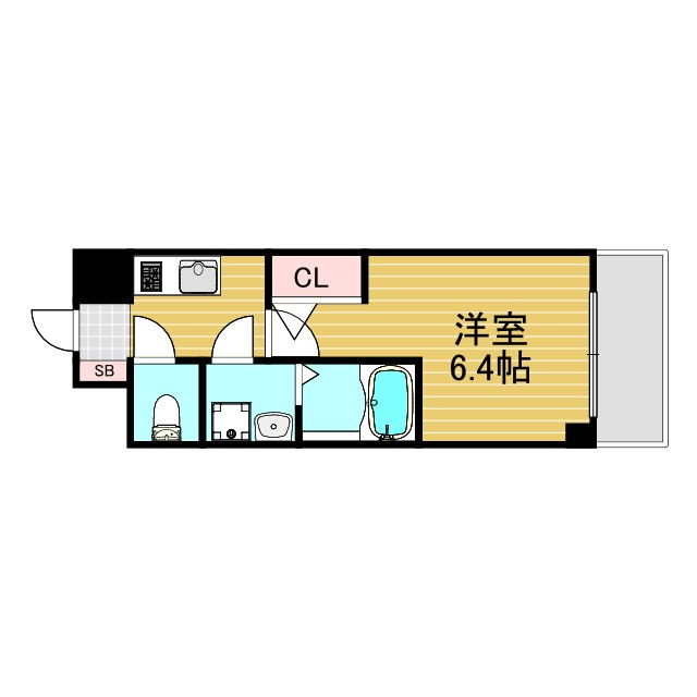 エスリード新大阪ラヴァーグの間取り