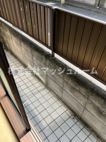 村松ビルのバルコニー