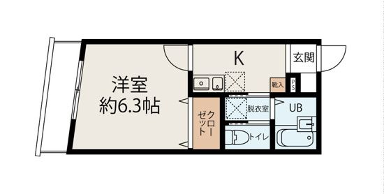 アヴァンセ西遊の間取り