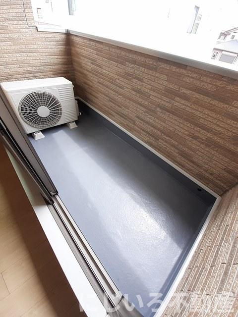 ライオンハートBのバルコニー