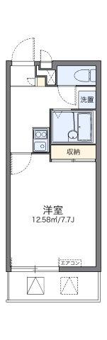 レオパレスハーディン　ドライブの間取り