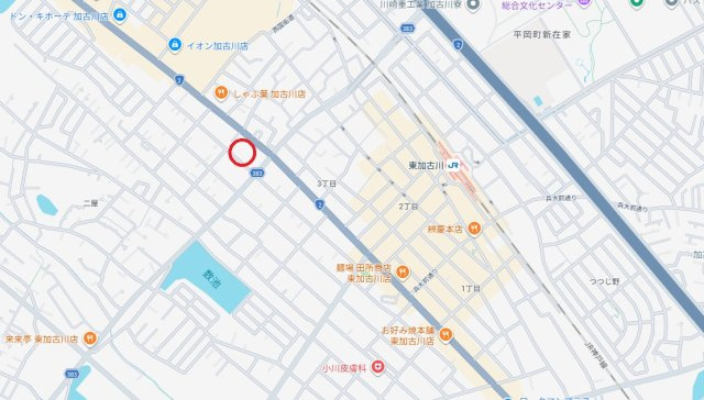 ハイツ東加古川　　JR「東加古川駅」徒歩10分の地図