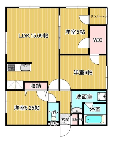 ヴァンクールの間取り