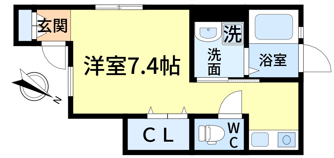 CASA BLUの間取り