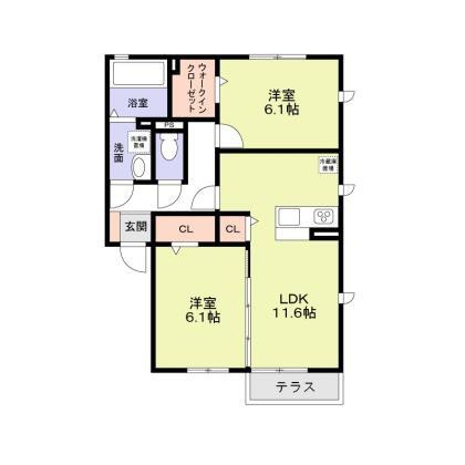 シエル・マーレの間取り