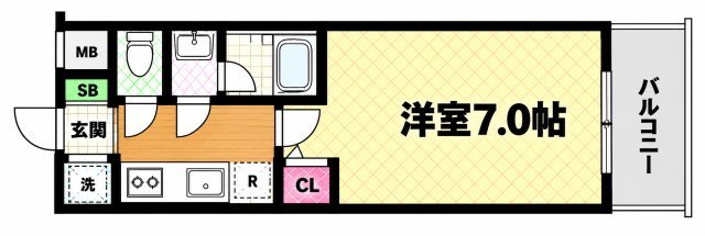 【間取り】 | エスリード難波ザ・ゲート