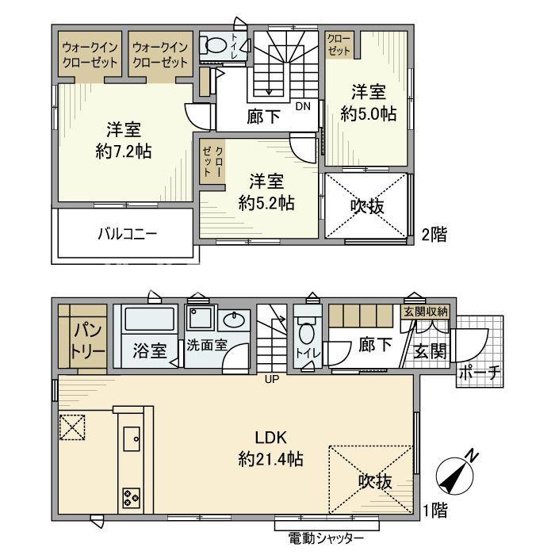 【間取り】 | 本郷町戸建