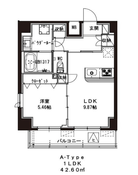 アリエスの間取り
