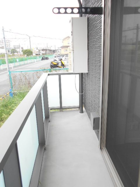 ジャンダルムのバルコニー|お洗濯にも便利なバルコニー付き