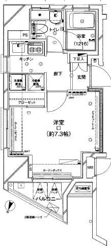 ラステュディオ押上の間取り