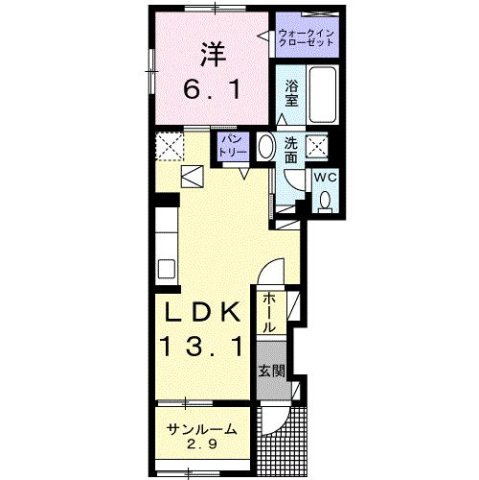 【間取り】 | プロムナードⅠ