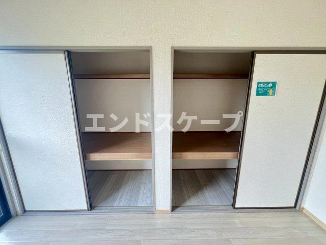 ラ・リュッシュ　Ａの収納|高崎、前橋、伊勢崎エリアのお部屋探しはエンドスケープまで！お客様の理想お聞かせ下さい♪
