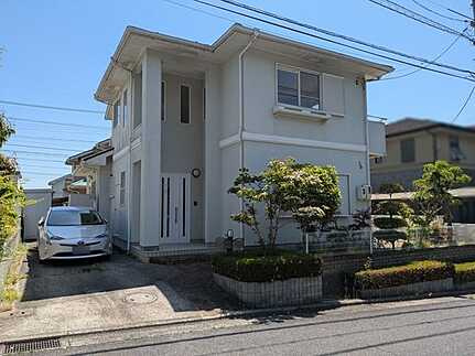 佐伯区河内南２丁目の前面道路含む現地写真