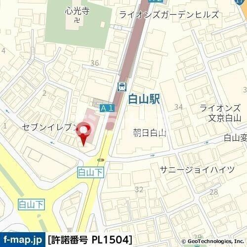 ＤｅＬＣＣＳ白山の地図