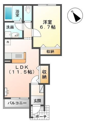 サンコスモスの間取り