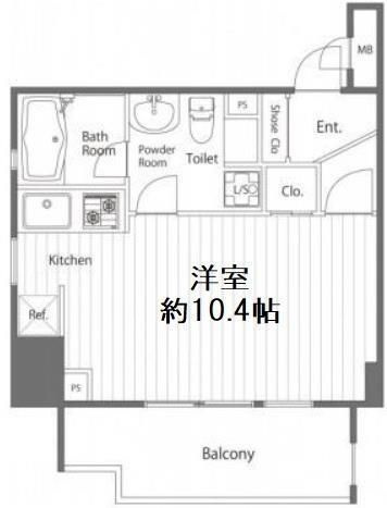 プレール・ドゥーク赤羽Ⅱの間取り|間取りです。