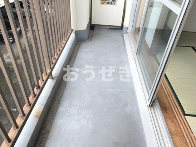コーポ南浅間のバルコニー|※同物件別部屋参考写真