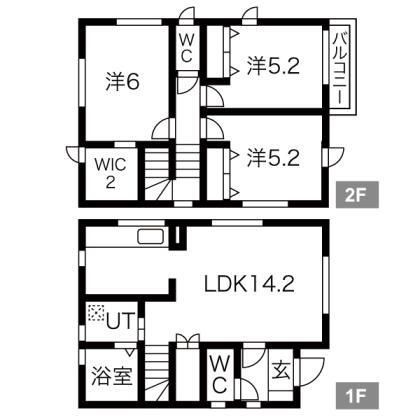 【間取り】 | 南つくし野2丁目戸建B棟