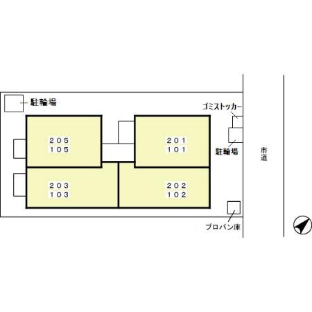クレモンティーヌ相之川の区画図
