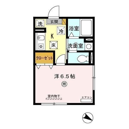 クレモンティーヌ相之川の間取り