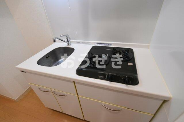 プレール・ドゥーク文京茗荷谷のキッチン|システムキッチン（2口ガスコ…