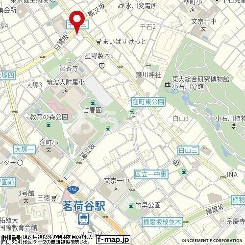 プレール・ドゥーク文京茗荷谷の地図