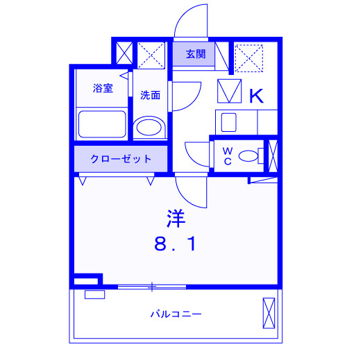 スプレッド与野の間取り