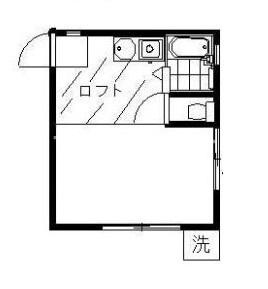 舟渡ハイツ2号棟の間取り