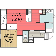 【間取り】 | クレア花水木　E