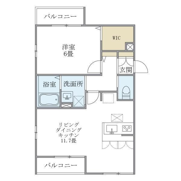 セリシールガーデンの間取り|間取りです。