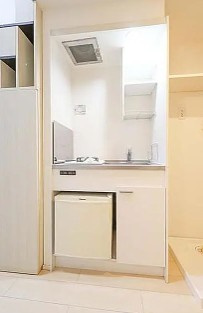 ハーモニーテラス日ノ出町のキッチン