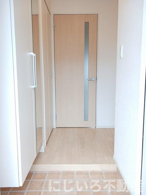 リアン長生Bの玄関