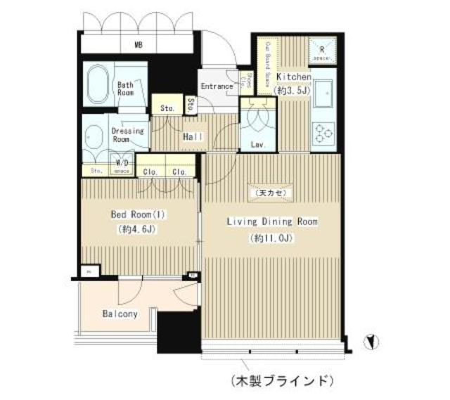 パークタワー目黒の間取り