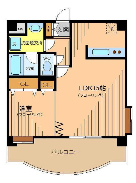アビタシオン中野坂上の間取り|間取りです。