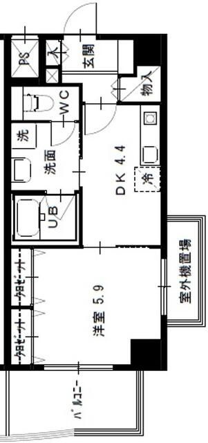ユリカロゼ西新井駅前の間取り