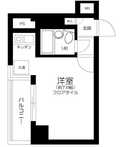 ヴェラハイツ蔵前の間取り|間取りです。