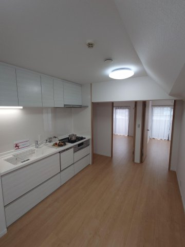 福岡市東区和白丘２丁目の中古マンションのキッチン