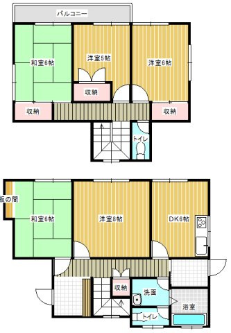 利根町布川戸建の間取り