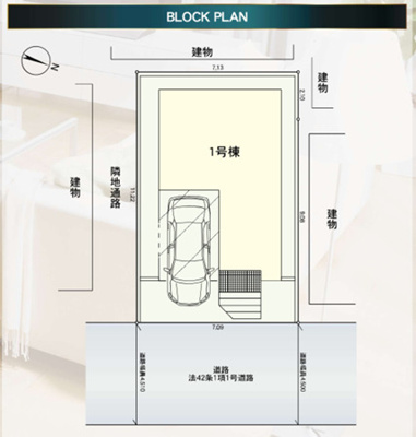 【区画図】 | 綾瀬市大上５丁目 新築戸建て 全1棟【仲介手数料無料】 | 【仲介手数料無料でご紹介可能です】大樹不動産