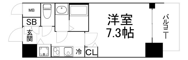 【間取り】 | プレサンス玉造駅前ルージュ