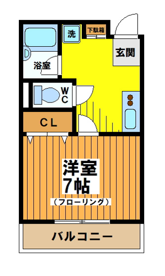 【間取り】 | パレス柴崎